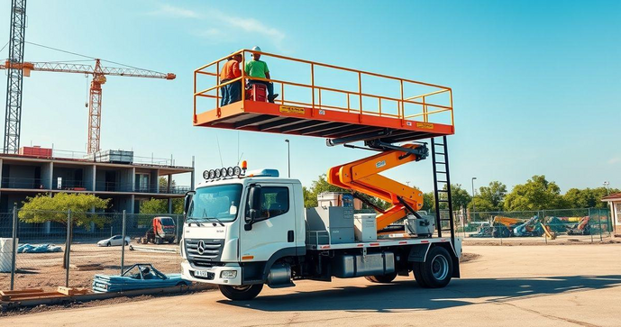 Caminhão com Cesto Elevatório: Vantagens e Aplicações no Setor de Construção