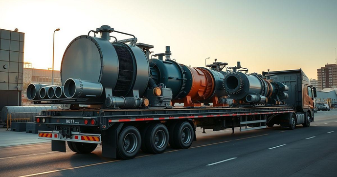 Como Otimizar o Transporte de Máquinas Industriais para Maior Eficiência Como Otimizar o Transporte de Máquinas Industriais para Maior Eficiência