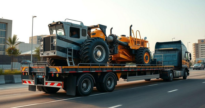 Como Realizar o Transporte de Máquinas e Equipamentos com Segurança e Eficiência Como Realizar o Transporte de Máquinas e Equipamentos com Segurança e Eficiência
