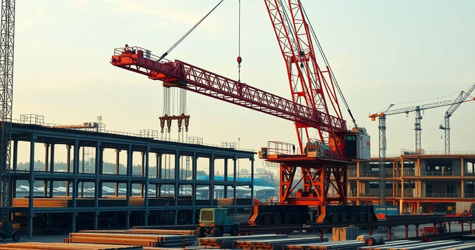 Guindaste 45 toneladas: Vantagens e Aplicações no Setor da Construção