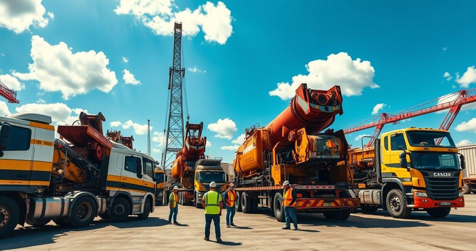 Transporte de Máquinas Industriais: Dicas Essenciais para um Processo Seguro Transporte de Máquinas Industriais: Dicas Essenciais para um Processo Seguro