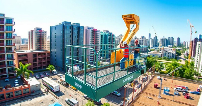 Aluguel de Cesto Aéreo: A Solução Inovadora para Trabalhos em Altura
