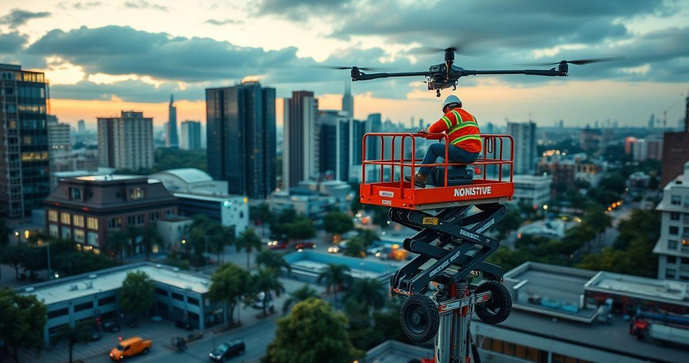 Cesto Aéreo Locação: A Solução Inovadora para Trabalhos em Altura