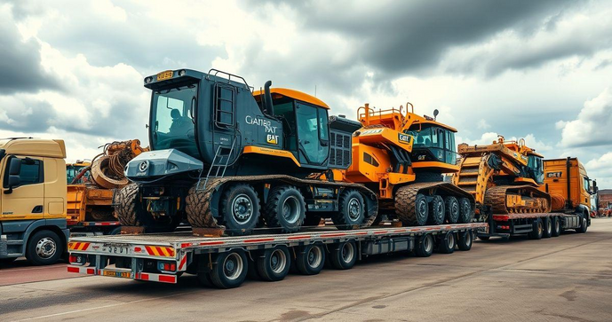 Transporte de Máquinas Pesadas: Desvendando os Desafios e Soluções Inovadoras Transporte de Máquinas Pesadas: Desvendando os Desafios e Soluções Inovadoras